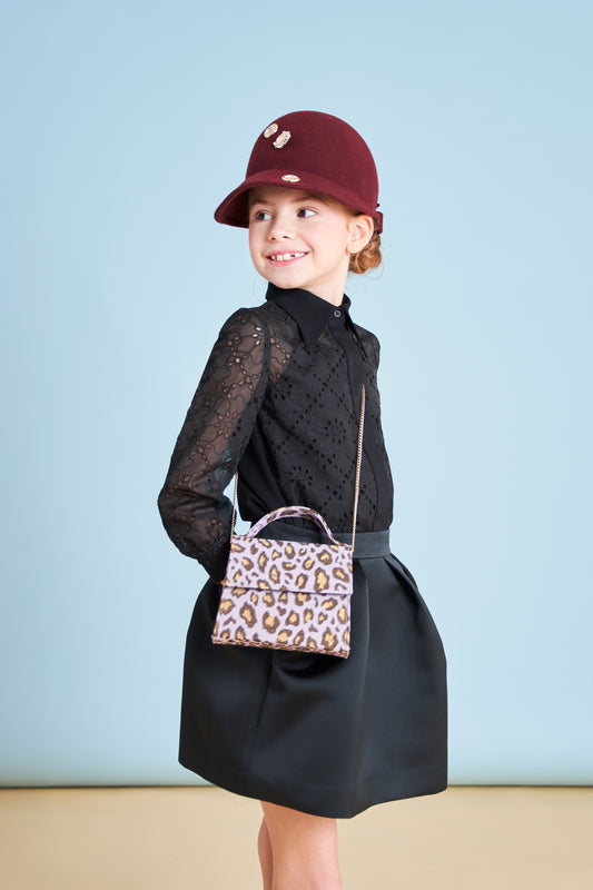 Camicia in chiffon con canotta