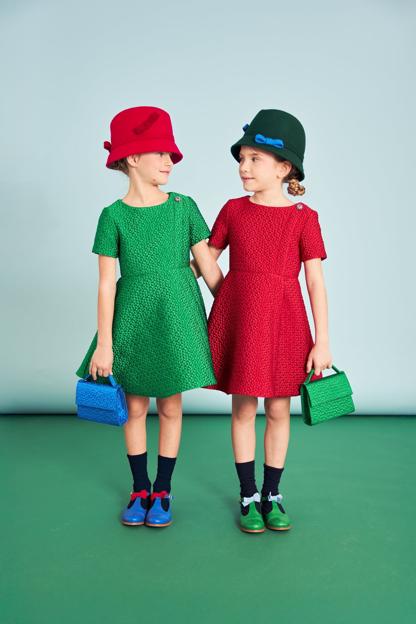 Abito in tessuto jacquard 3D