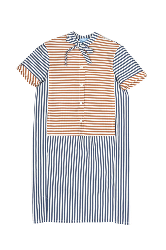 Striped cotton overshirt